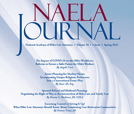 NAELA Journal Spring 2022 cover